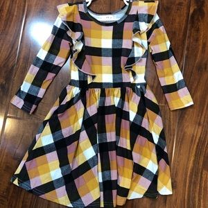 Dot Dot Smile ruffle dress - size 5/6